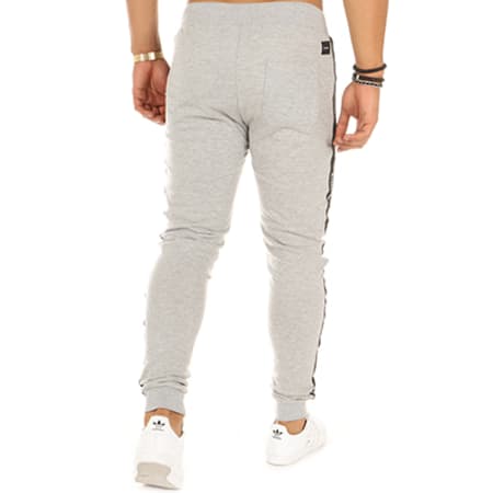 Only And Sons - Pantalon Jogging Colter Printed Gris Chiné