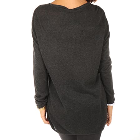 Only - Pull Femme Reese Noos Gris Anthracite 