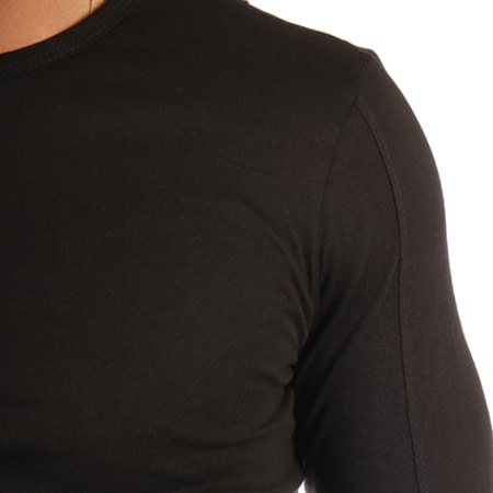 Aarhon - Tee Shirt Manches Longues Oversize 3-2190 Noir