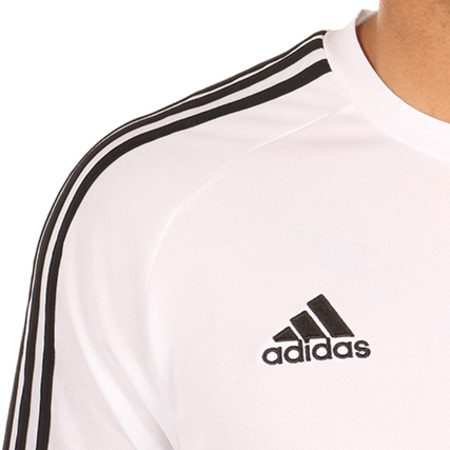 Adidas Performance - Tee Shirt Manches Longues Estro AA3731 Blanc