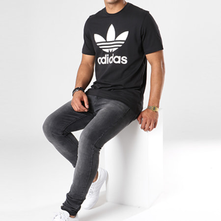 Adidas Originals - Tee Shirt Original Trefoil AJ8830 Noir