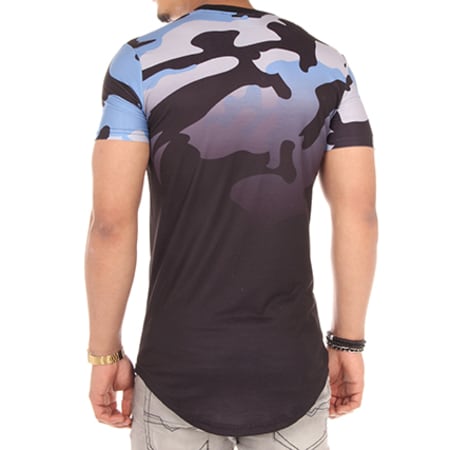 Classic Series - Tee Shirt Oversize 163 Noir Camouflage