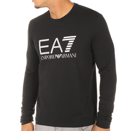 EA7 Emporio Armani - Tee Shirt Manches Longues 6YPTB3-PJ20Z Noir