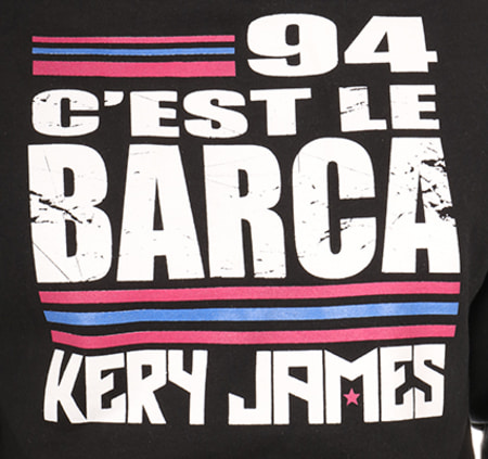 Kery James - Sweat Capuche 94 C'est Le Barca Noir