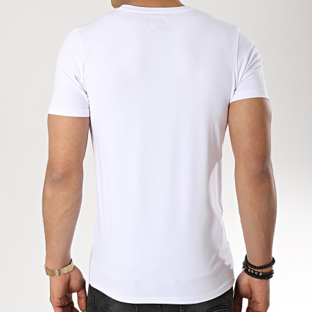 LBO - Lot de 2 Tee Shirts Moulant 93 Noir et Blanc
