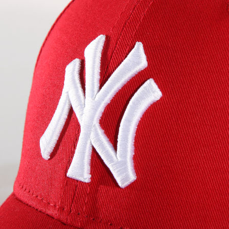 New Era - 9Forty League Basic Cap New York Yankees Rosso Bianco