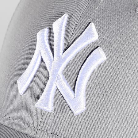 New Era - Cappello da baseball 9Forty League Basic New York Yankees Grigio Bianco