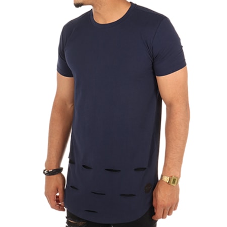 Project X Paris - Tee Shirt Oversize 885517 Bleu Marine