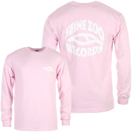 Seine Zoo - Tee Shirt Manches Longues Records Rose