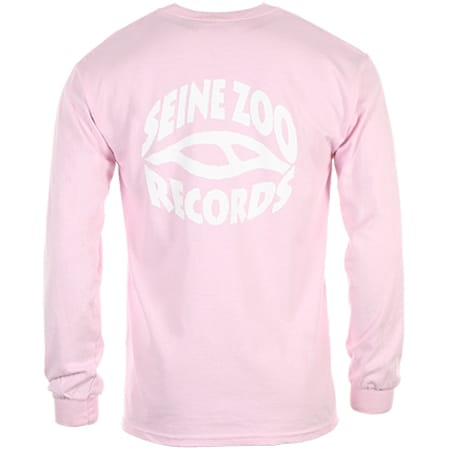 Seine Zoo - Tee Shirt Manches Longues Records Rose