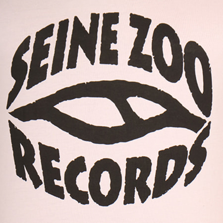 Seine Zoo - Tee Shirt Seine Zoo Records Rose Logo Noir