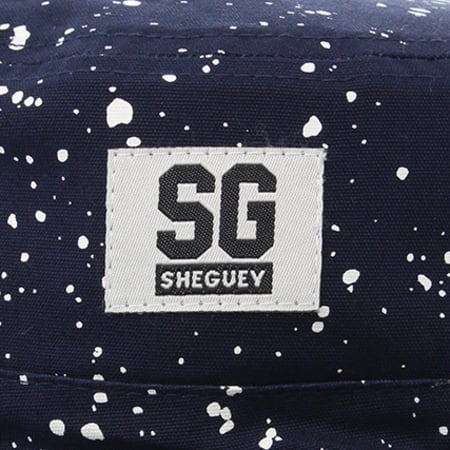 Sheguey Squaad - Bob Révérsible Logo Bleu Marine Noir Speckle