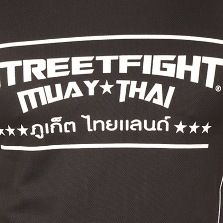 Street Fight - Tee Shirt Muay Thai Noir Blanc