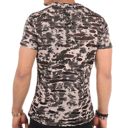 Terance Kole - Tee Shirt 79400-2 Gris Camouflage