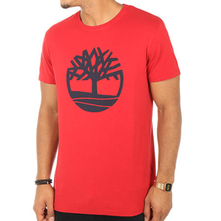 Timberland - Tee Shirt Brand A1LAD Rouge