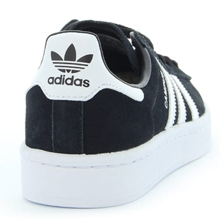 Adidas Originals - Baskets Femme Campus BY9580 Core Black Footwear White 
