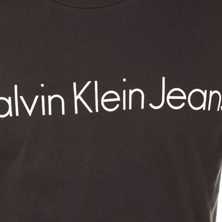 Calvin Klein - Tee Shirt Manches Longues Treasure Noir