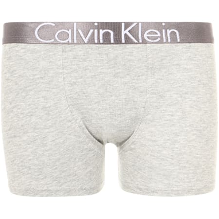 Calvin Klein - Lot De 2 Boxers Enfant Customized Stretch B70B700048 Noir Gris Chiné 