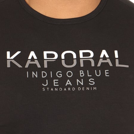 Kaporal - Tee Shirt Manches Longues Ponio Noir