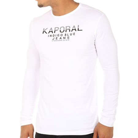 Kaporal - Tee Shirt Manches Longues Ponio Blanc