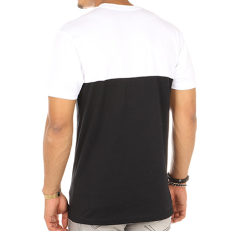 Vans - Tee Shirt Colorblock Noir Blanc