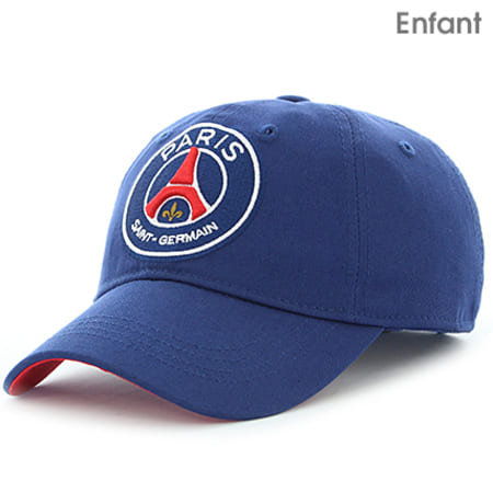 Foot - Casquette Enfant Logo Paris Saint Germain Bleu Marine