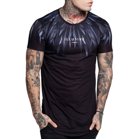 Illusive London - Tee Shirt Oversize Sublima Ted Stealth Noir