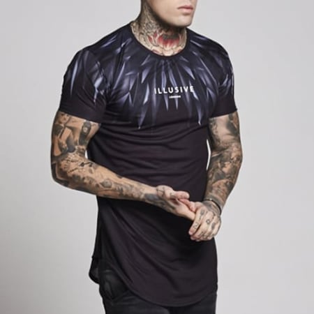Illusive London - Tee Shirt Oversize Sublima Ted Stealth Noir