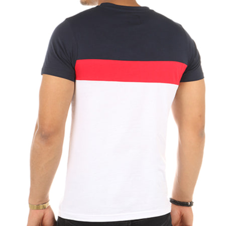 LBO - Tee Shirt Tricolore 309 Bleu Marine Blanc Rouge