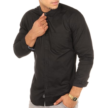 Tiffosi - Chemise Manches Longues Anders Noir