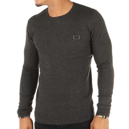 Antony Morato - Pull MMSW00678 Gris Anthracite Chiné