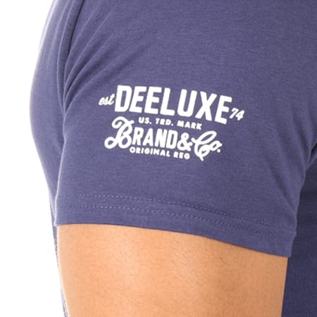 Deeluxe - Tee Shirt Write Bleu Marine