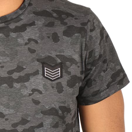 Deeluxe - Tee Shirt Scars Gris Anthracite Camouflage 