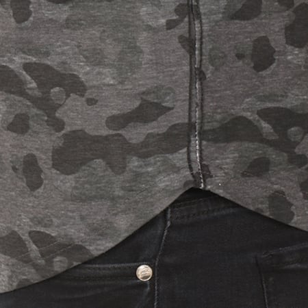 Deeluxe - Tee Shirt Scars Gris Anthracite Camouflage 