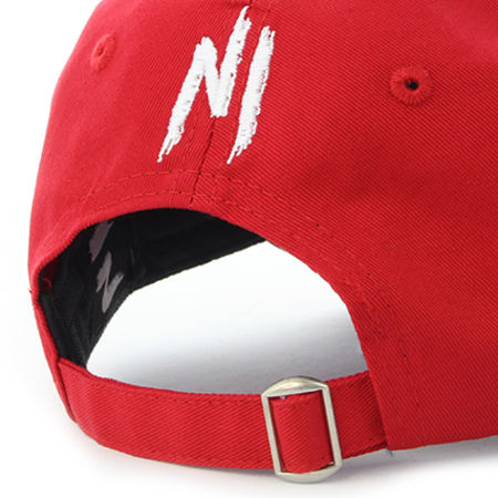 NI by Ninho - Casquette Logo Rouge Blanc