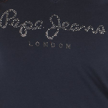 Pepe Jeans - Tee Shirt Manches Longues Femme Mar Bleu Marine