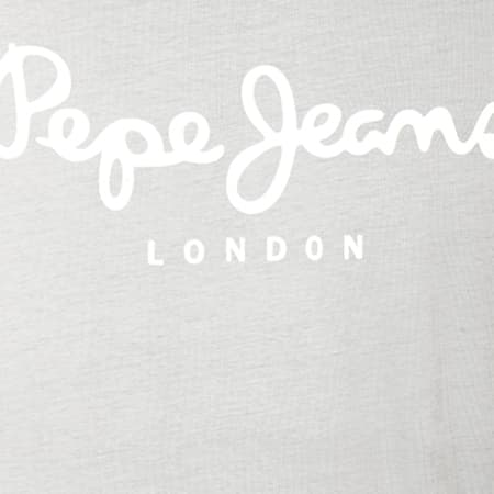 Pepe Jeans - Tee Shirt Manches Longues West Sir II Gris Clair