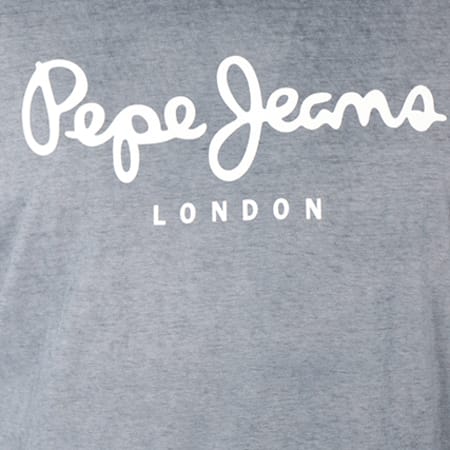Pepe Jeans - Tee Shirt Manches Longues West Sir II Gris