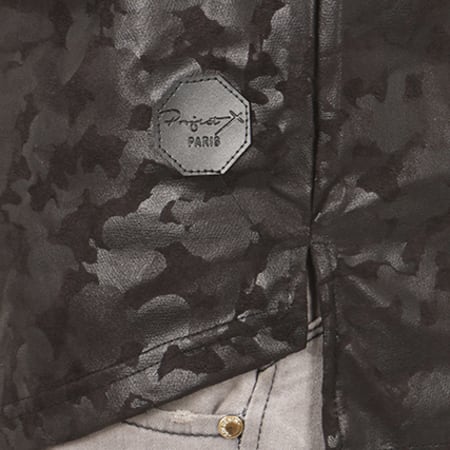 Project X Paris - Tee Shirt Oversize 88171179 Noir Camouflage 