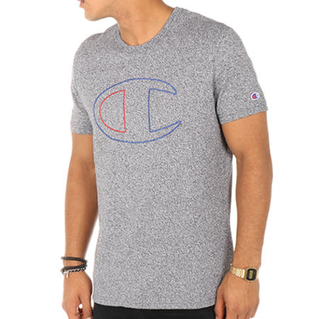 Champion - Tee Shirt 210990 Gris Anthracite Chiné