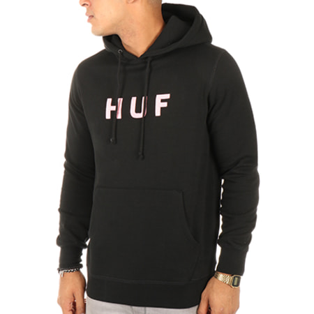 HUF - Sweat Capuche OG Logo Noir