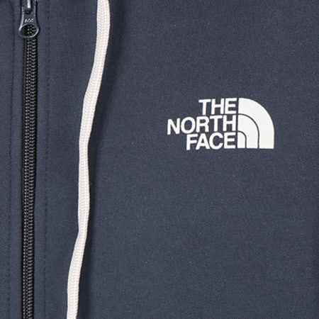 The North Face - Sweat Zippé Capuche Open Gate Bleu Marine