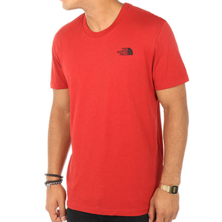 The North Face - Tee Shirt Simple Dome Rouge