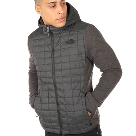 The North Face Veste Zippee Capuche Gordon Lyons Gris Anthracite LaBoutiqueOfficielle