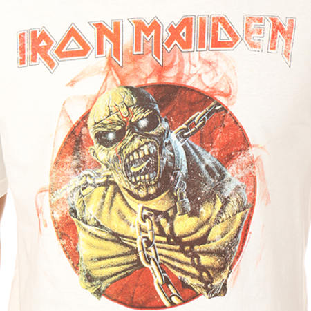 Only And Sons - Tee Shirt Iron Maiden Blanc