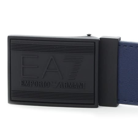 EA7 Emporio Armani - Ceinture Reversible 275376-7A693 Bleu Marine Noir