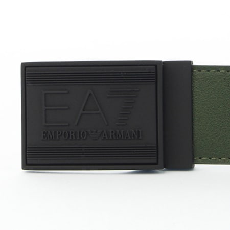 EA7 Emporio Armani - Ceinture Reversible 275376-7A693 Vert Kaki Gris Anthraciate
