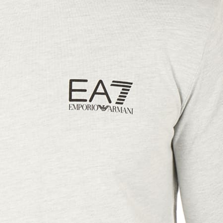 EA7 Emporio Armani - Tee Shirt Manches Longues 6YPT54-PJ30Z Gris Chiné