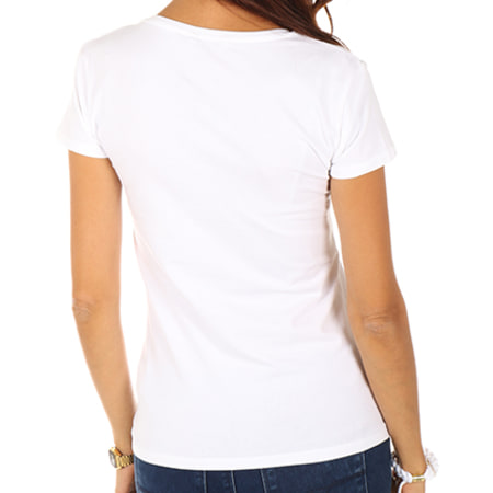 Kaporal - Tee Shirt Femme Sixti Blanc