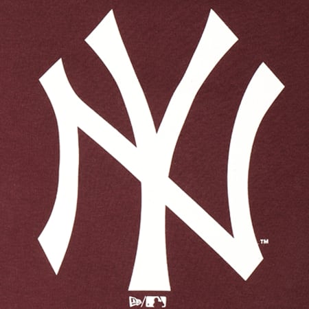 New Era - Sweat Capuche MLB PO New York Yankees Bordeaux 